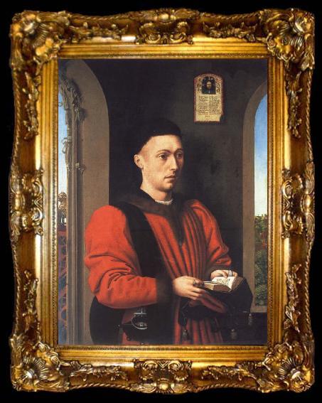 framed  Petrus Christus Portrait of a young Man, ta009-2